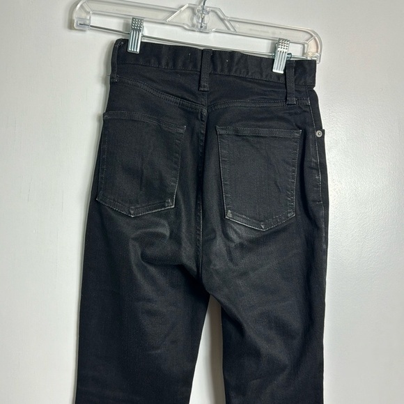 Moussy High Waisted Rebirth Flare Black Jeans Size 24 - Picture 4 of 16
